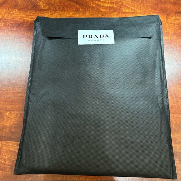 Prada Reversible Soft Pink/Black Tote with Black Coin Purse NEW - Picture 6 of 6